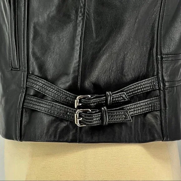 BELLE & BLOOM Just Freinds Leather Moto Jacket M